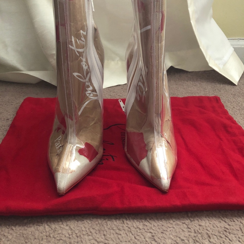 Christian Louboutin Kraft PVC Boots